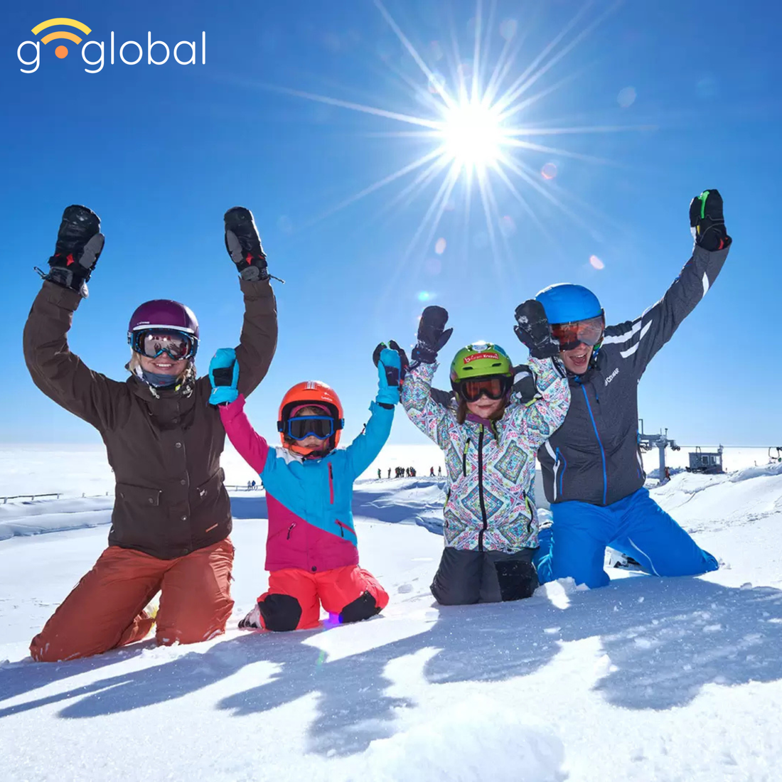 Stay Connected on the Slopes with GoGlobal-eSIM: The Ultimate Ski Trip eSIM Solution