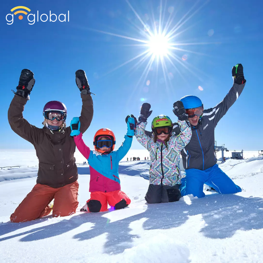 Stay Connected on the Slopes with GoGlobal-eSIM: The Ultimate Ski Trip eSIM Solution